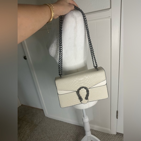 Crossbody/shoulder bag beige - Picture 3 of 6